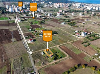 5 KAT + KOT İMARLI 425 M2 SATILIK ARSA ATAKUM B.OYUMCA   