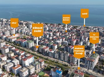 TRAMVAYA CEPHE BİNA GENİŞ 3+1 KİRALIK DAİRE