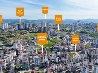 SİTEDE BAHÇELİ 70 M2 1+1 SATILIK DAİRE