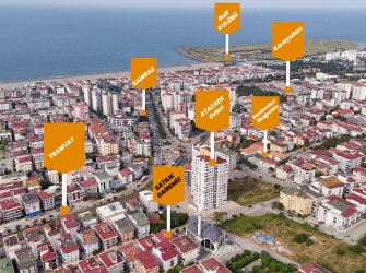 TRAMVAY DURAĞINDA EŞYALI 1+1 SATILIK DAİRE