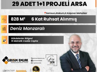 NU TERAS YANI 29 DAİRELİK PROJELİ RUHSATLI SATILIK ARSA