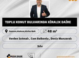 DENİZ MANZARALI BULVARA CEPHE KİRALIK DAİRE